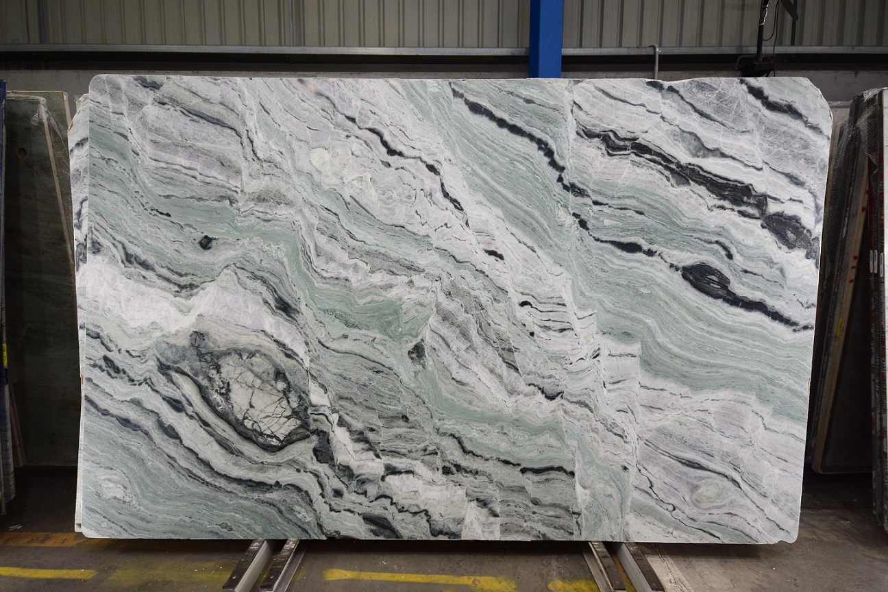 Verde Calacatta full slab